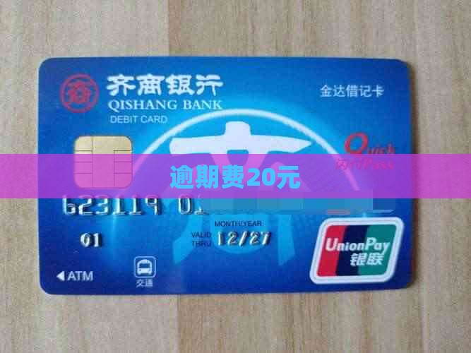 逾期费20元